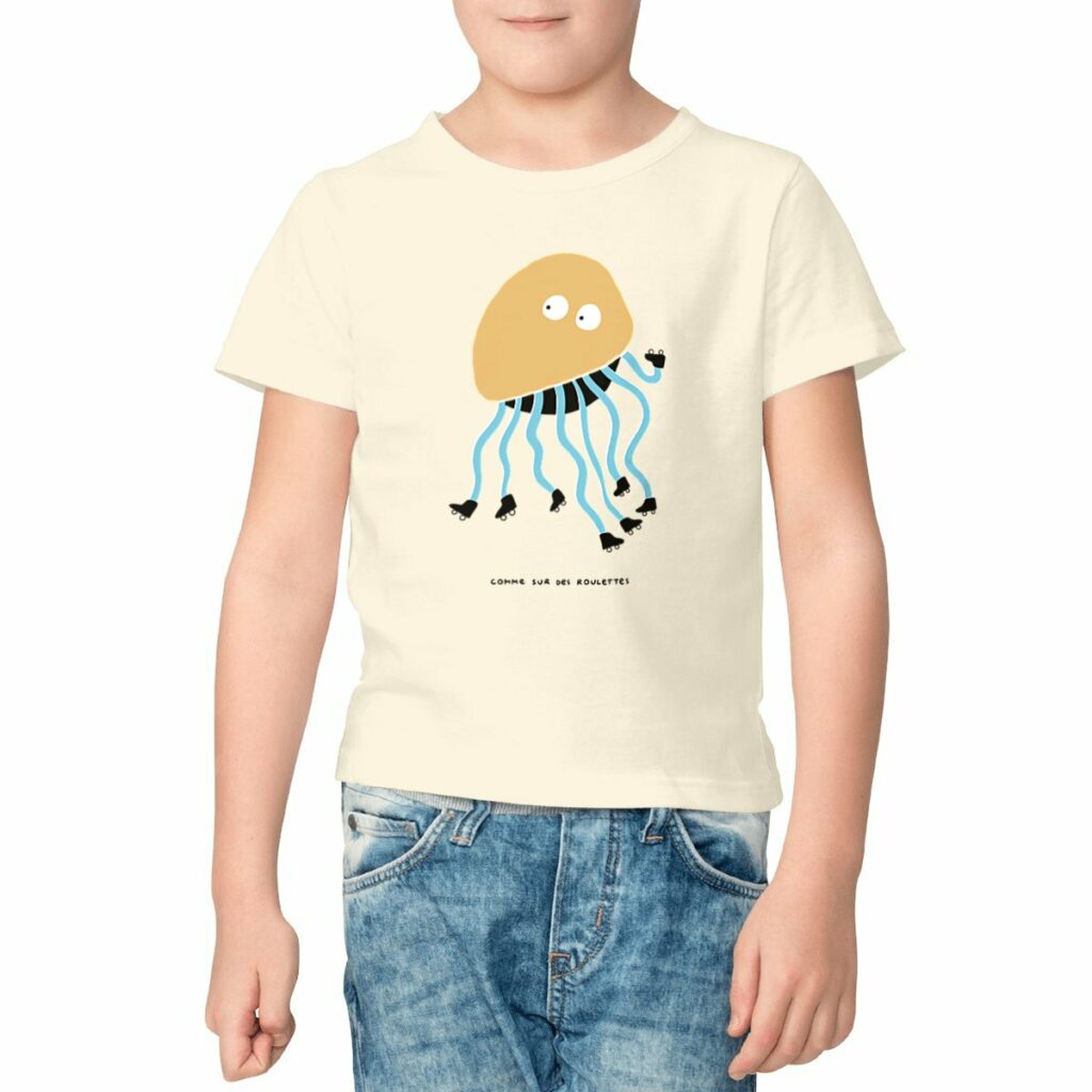 T-shirt enfant Méduse | Les Claudies